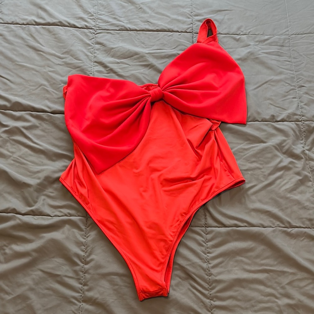Red Bow bodysuit